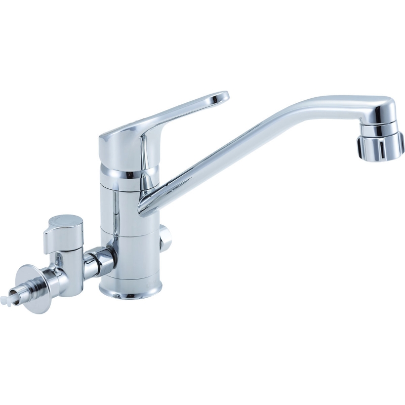 送料無料 LIXIL・INAX 洗面器・手洗器用シングルレバー混合水栓 ゴム栓式 エコハンドル LF-B355SY - 3