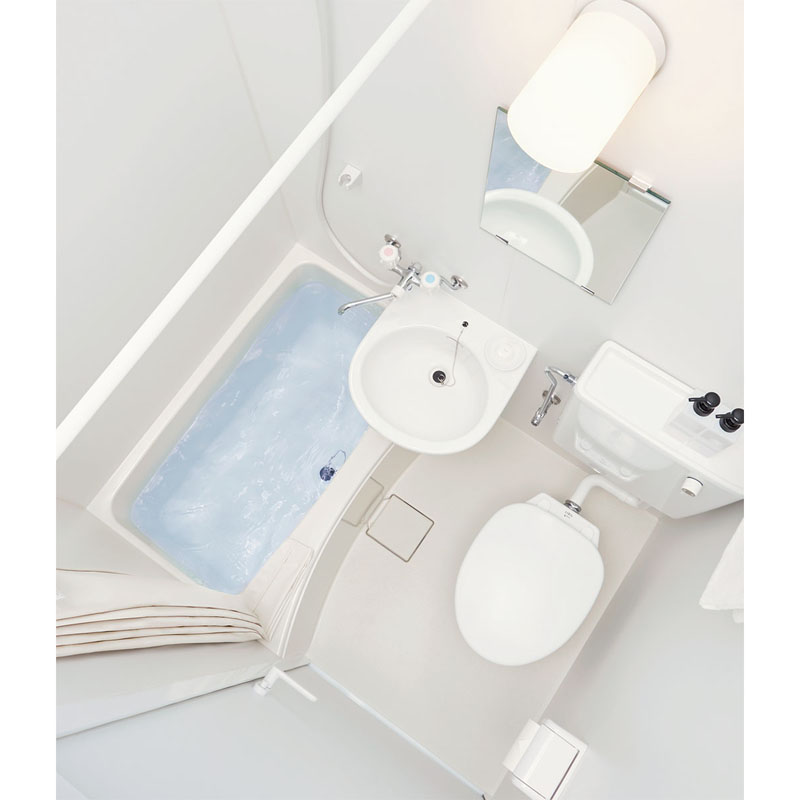 Lixil Bwシリーズ Blcw Eタイプ 浴槽 洗面器 便器付き 1014サイズ 標準仕様 一般地