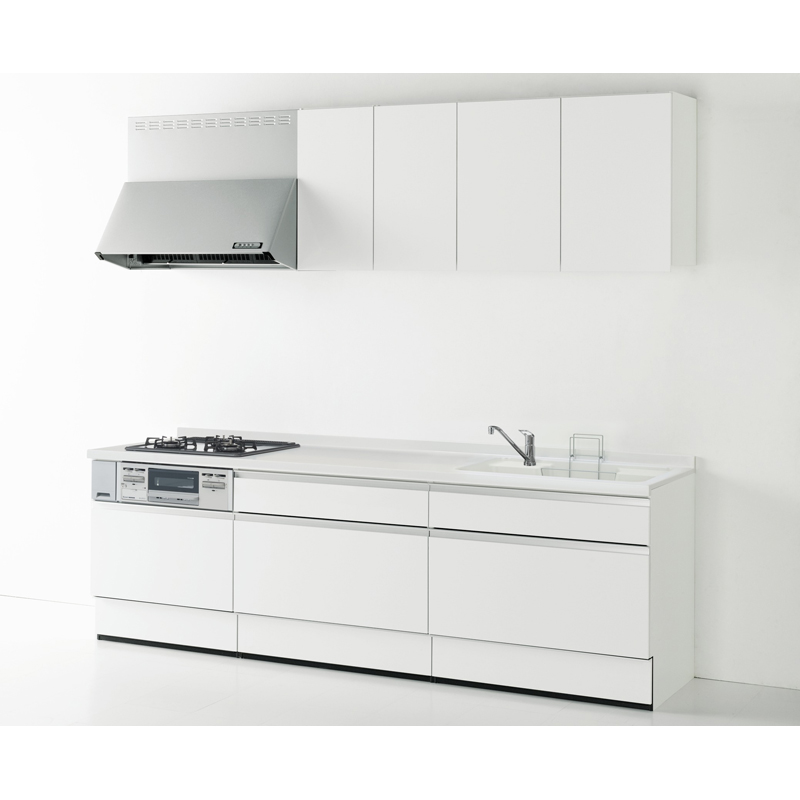 Housetec ハウステック システムキッチン Kanarie カナリエ I型 シンプルスライドタイプ W2550mm